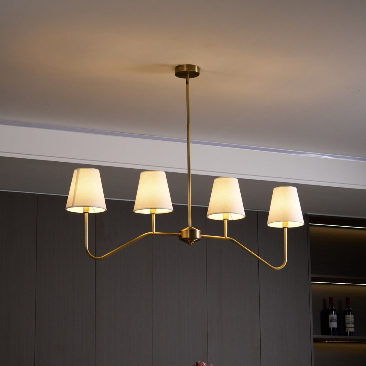 Corvenella Fabric Chandelier-Moonnatur