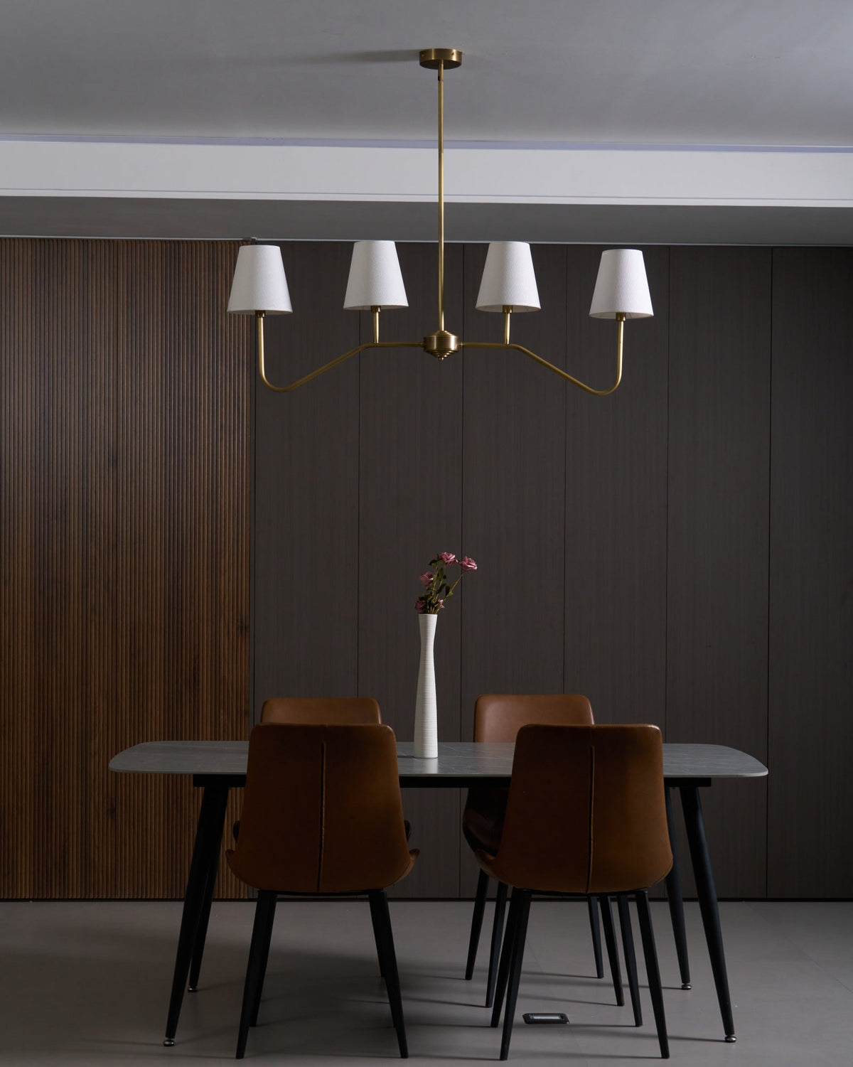 Corvenella Fabric Chandelier-Moonnatur