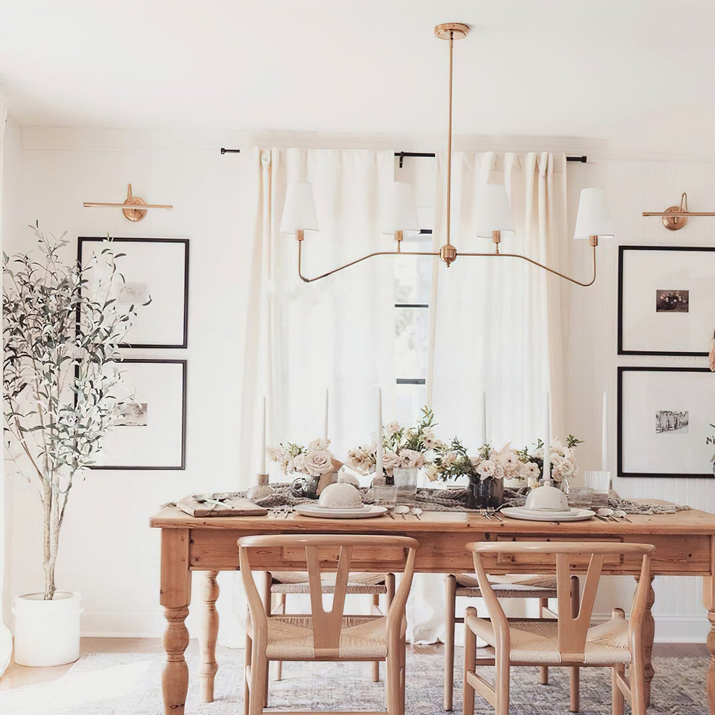 Corvenella Fabric Chandelier-Moonnatur