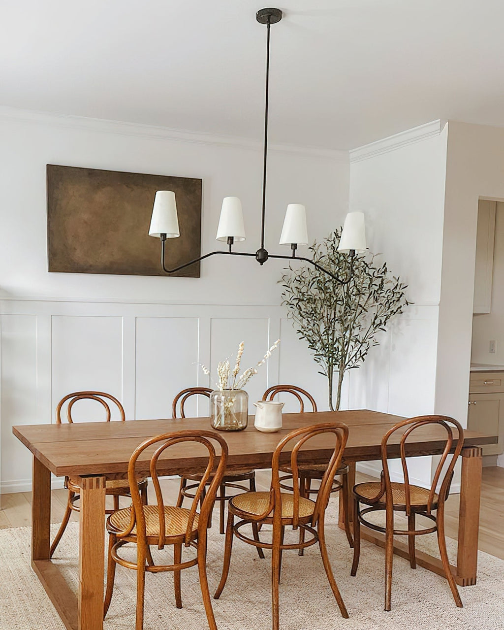 Corvenella Fabric Chandelier-Moonnatur