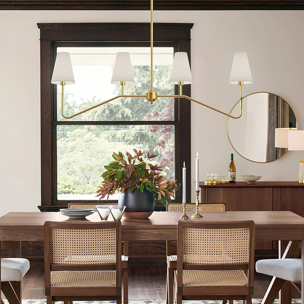 Corvenella Fabric Chandelier-Moonnatur