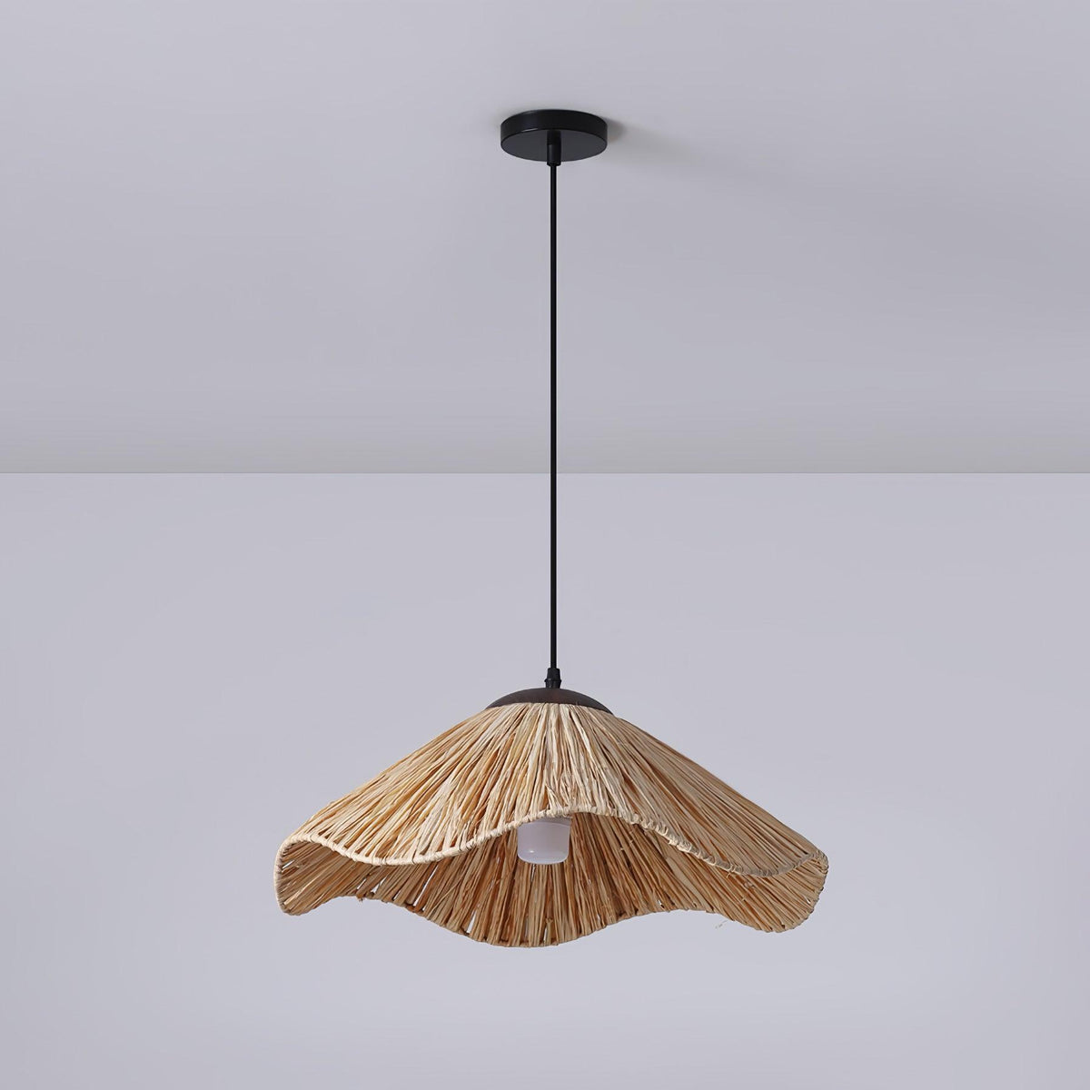 Giorala Straw Pendant Light-Moonnatur