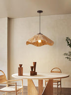 Giorala Straw Pendant Light-Moonnatur