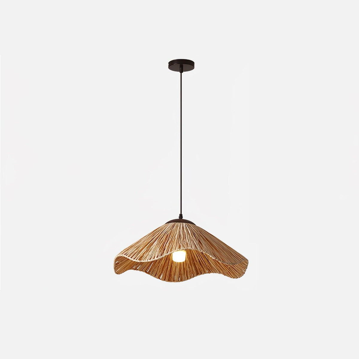 Giorala Straw Pendant Light-Moonnatur