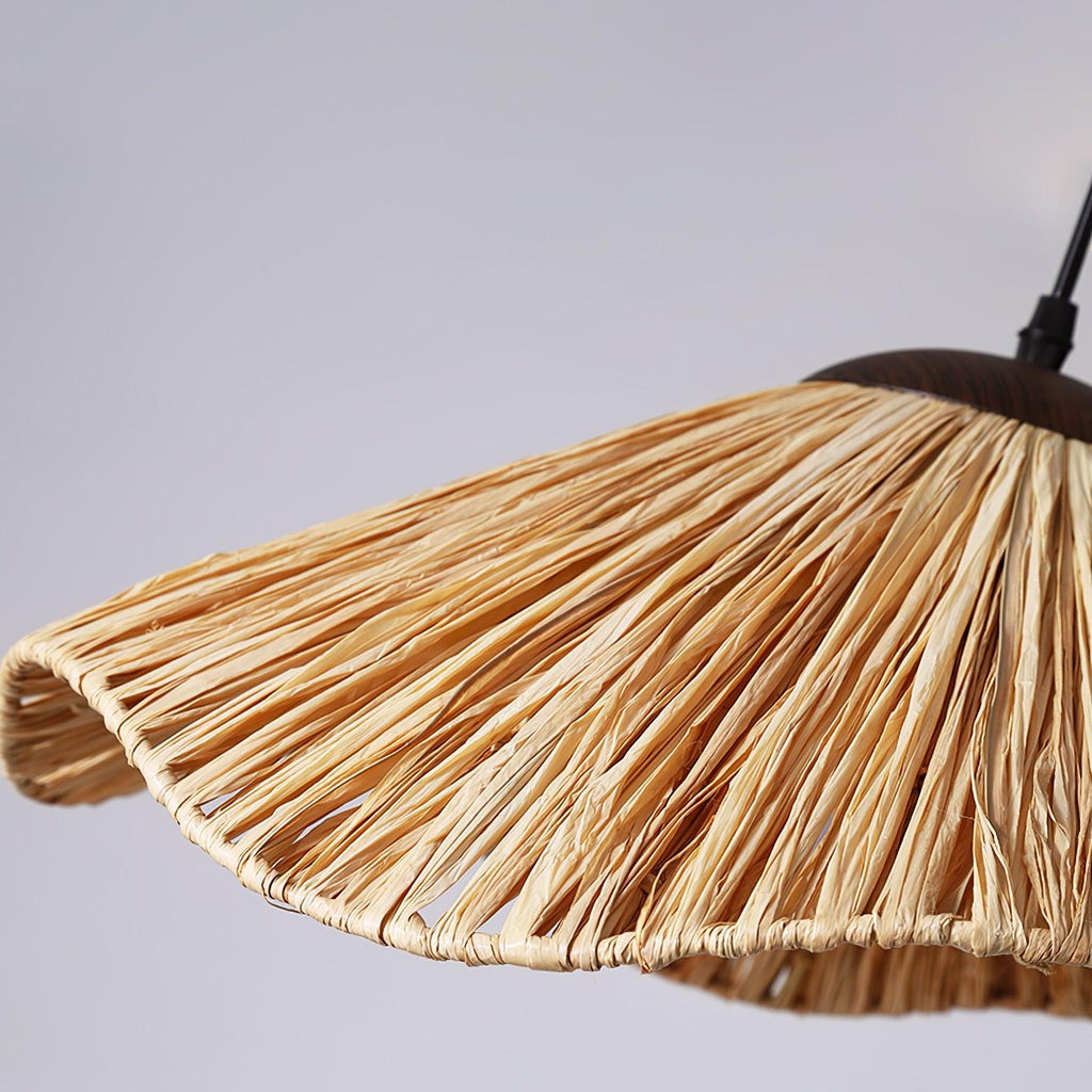 Giorala Straw Pendant Light-Moonnatur