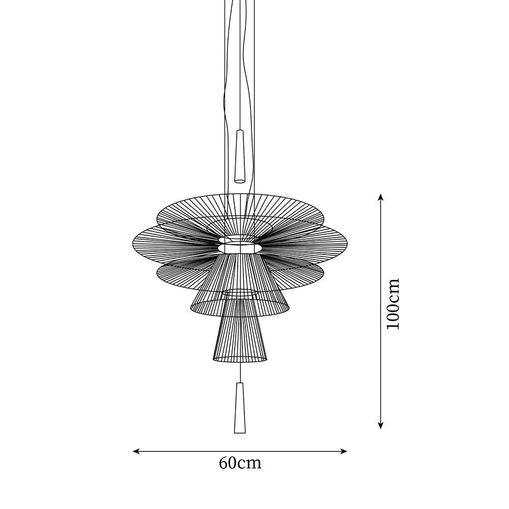 Cumberwyn Metal Chandelier-Moonnatur