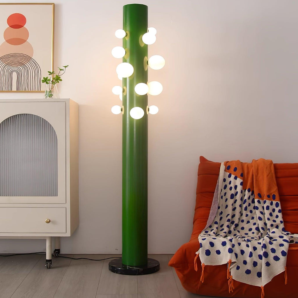 Kenrenford Marble Floor Lamp-Moonnatur