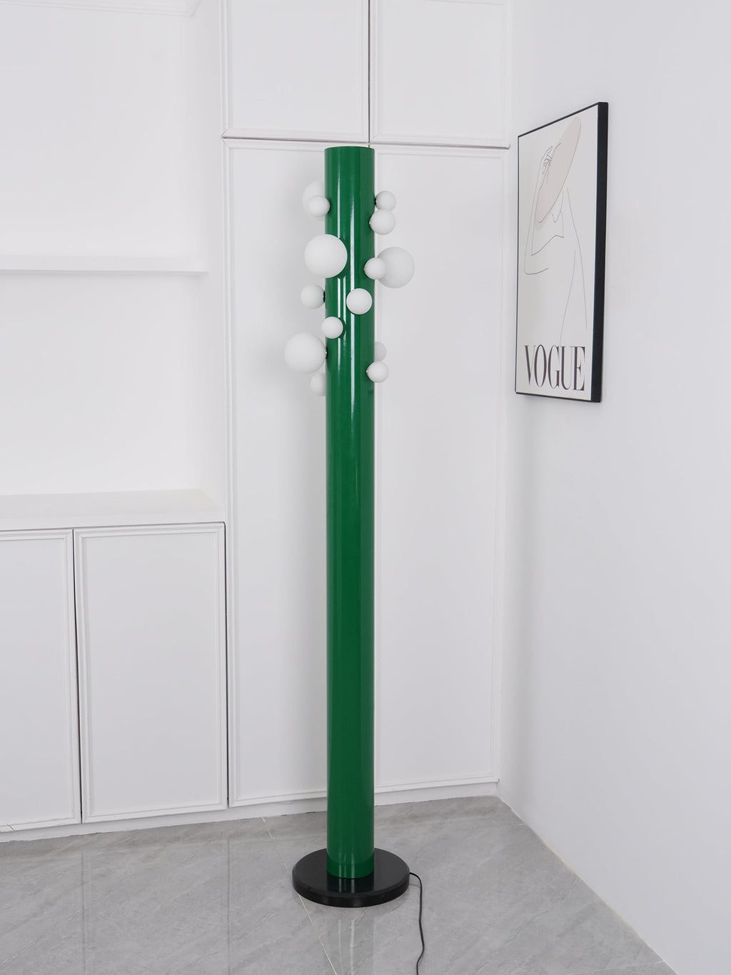 Kenrenford Marble Floor Lamp-Moonnatur