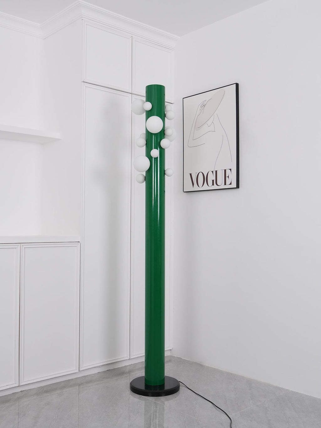 Kenrenford Marble Floor Lamp-Moonnatur