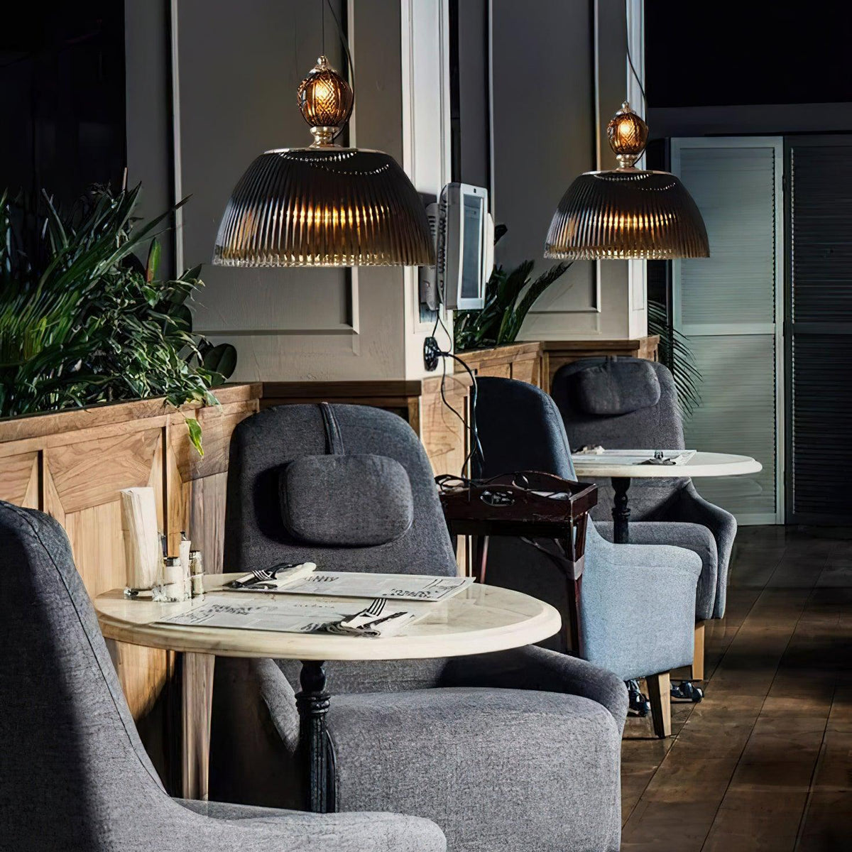Ulenera Glass Pendant Light-Moonnatur