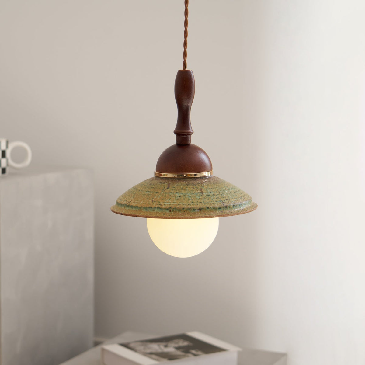 Tarenune Ceramic Pendant Light-Moonnatur