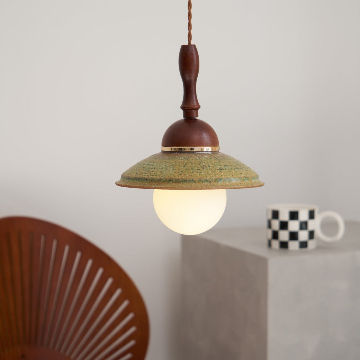 Tarenune Ceramic Pendant Light-Moonnatur