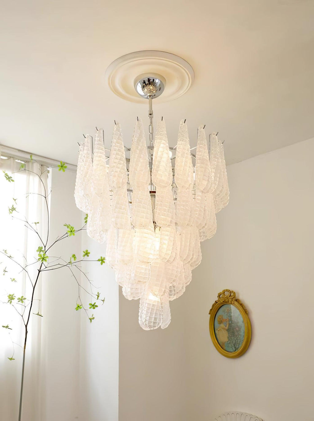 Kilvenheath Glass Chandelier-Moonnatur