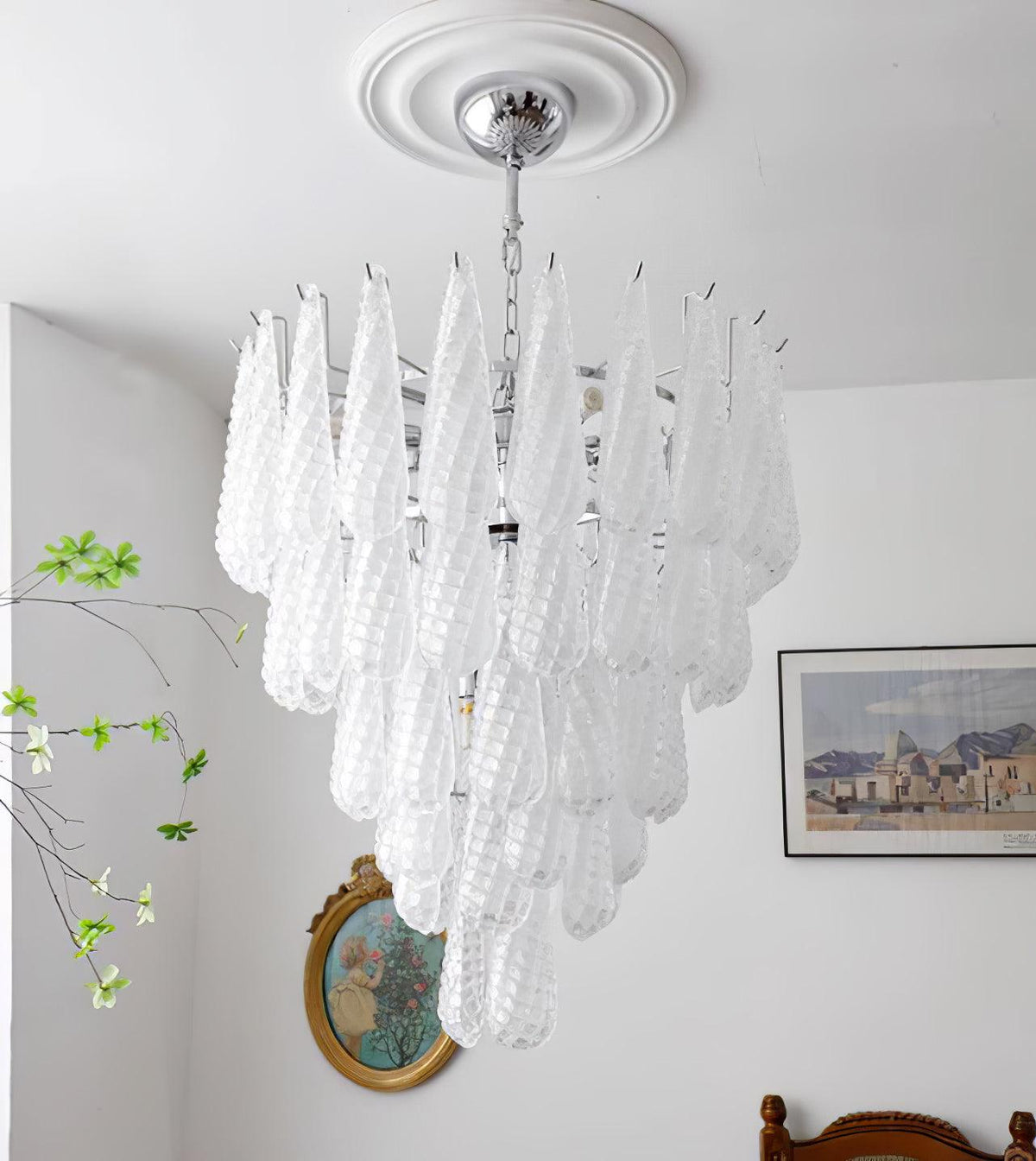 Kilvenheath Glass Chandelier-Moonnatur