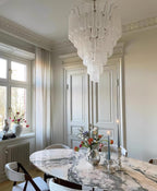 Kilvenheath Glass Chandelier-Moonnatur