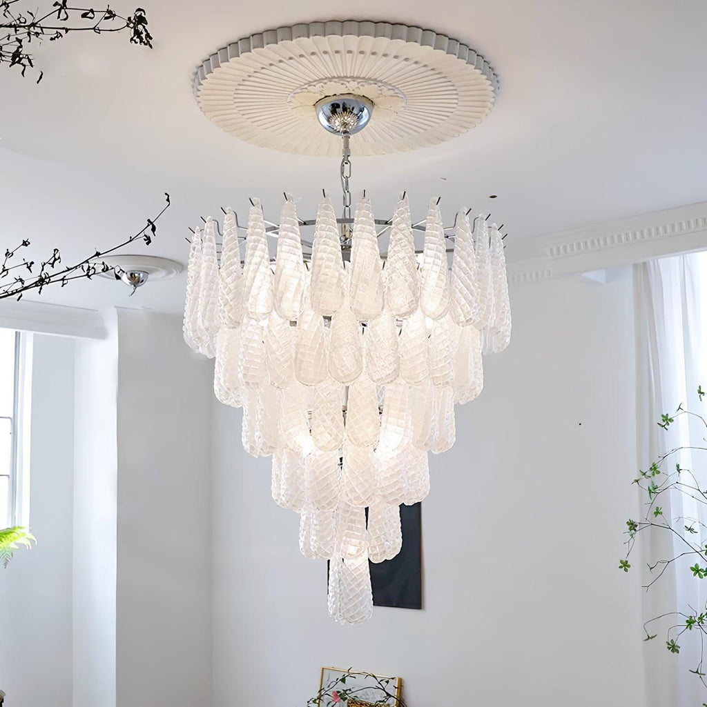 Kilvenheath Glass Chandelier-Moonnatur