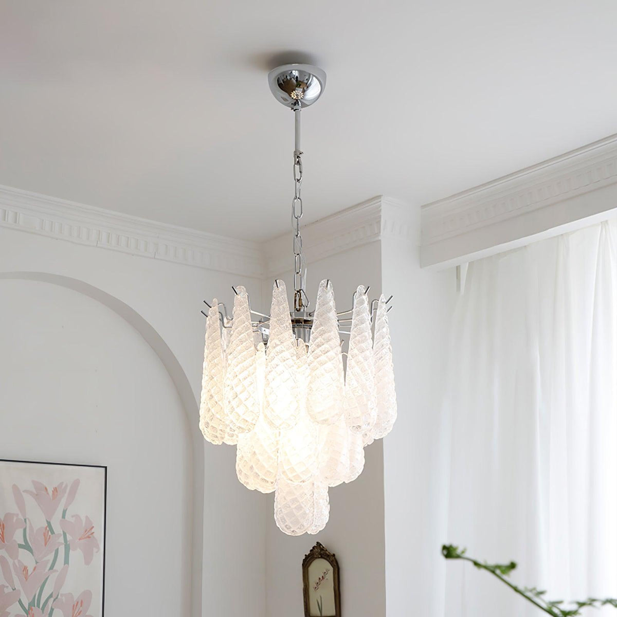 Kilvenheath Glass Chandelier-Moonnatur