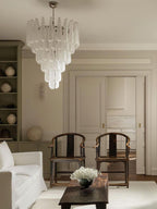 Kilvenheath Glass Chandelier-Moonnatur