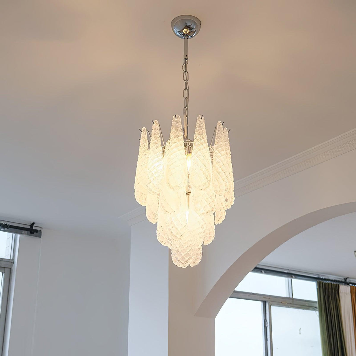 Kilvenheath Glass Chandelier-Moonnatur