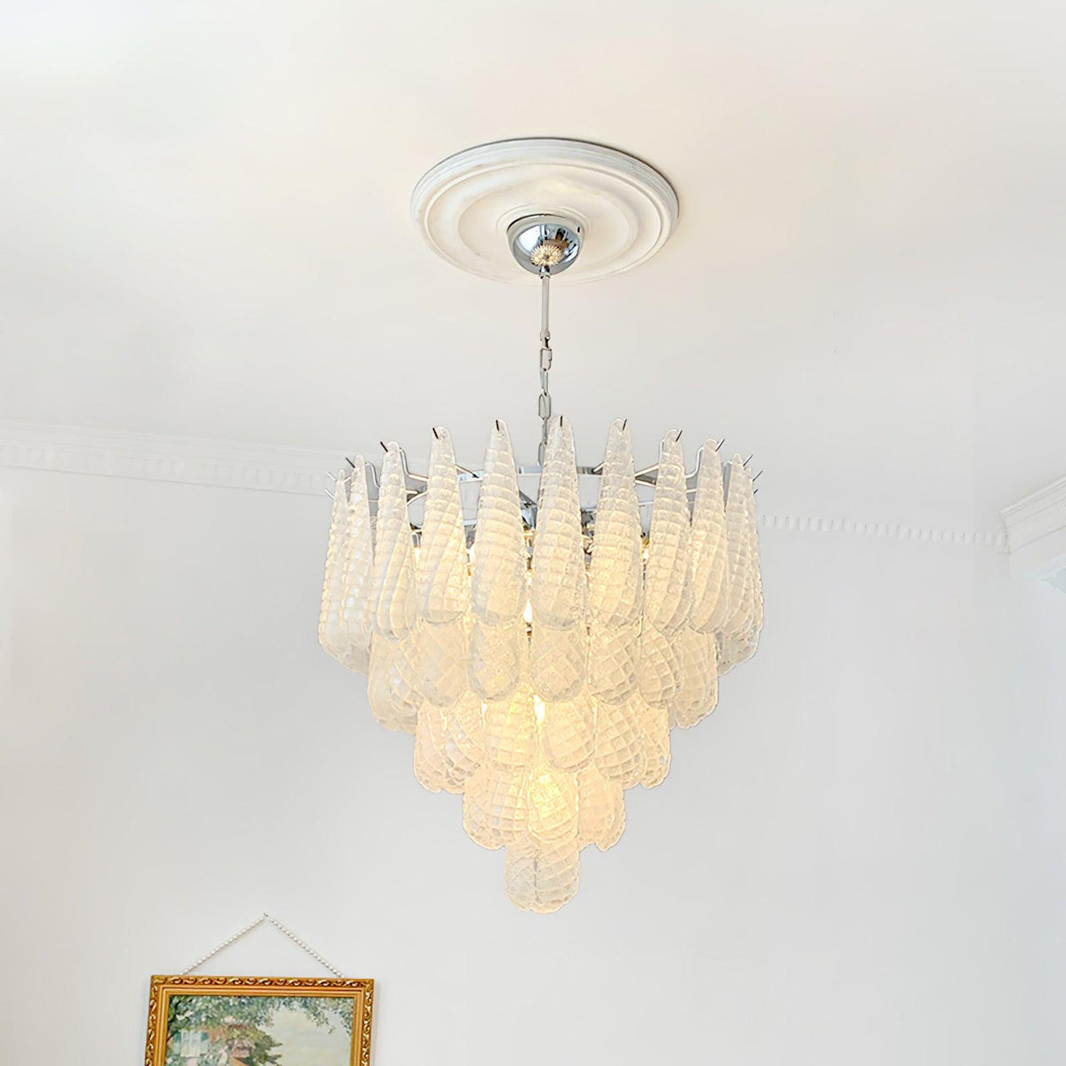 Kilvenheath Glass Chandelier-Moonnatur