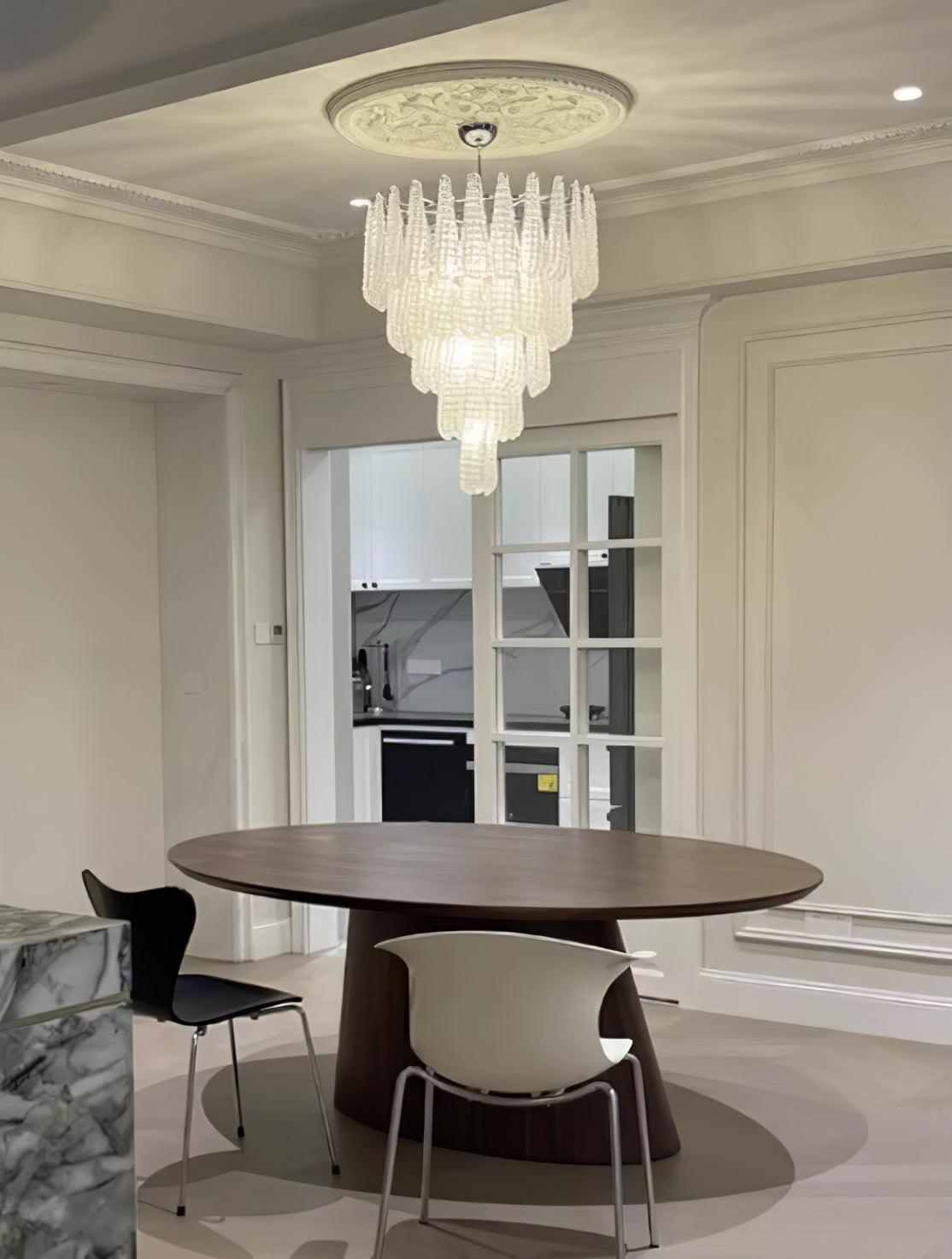 Kilvenheath Glass Chandelier-Moonnatur
