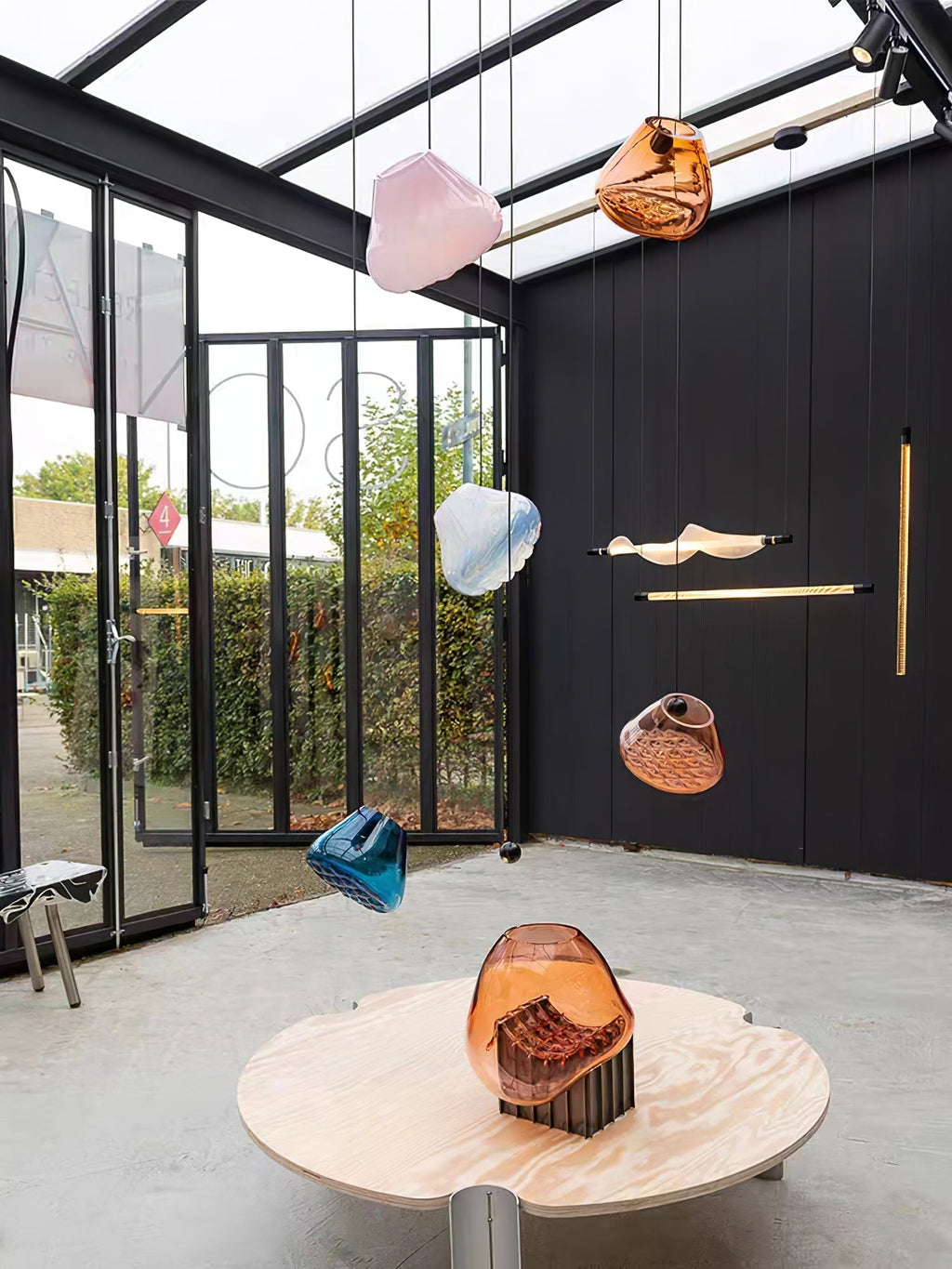 Aldenora Glass Pendant Light-Moonnatur