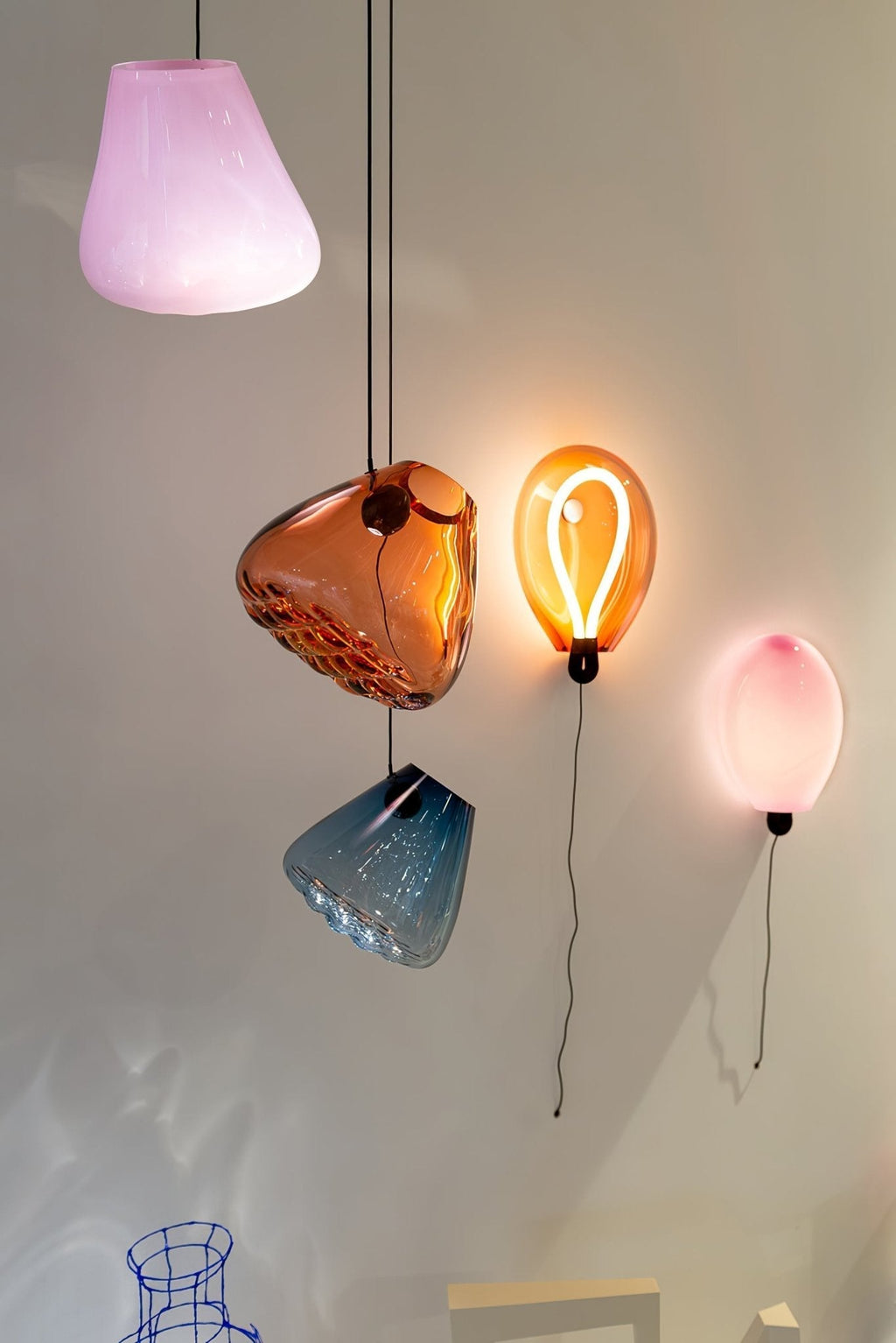 Aldenora Glass Pendant Light-Moonnatur