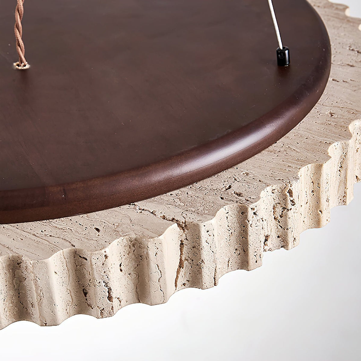 Meldenrose Travertine Pendant Light-Moonnatur