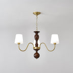 Caldereth Wood Chandelier-Moonnatur