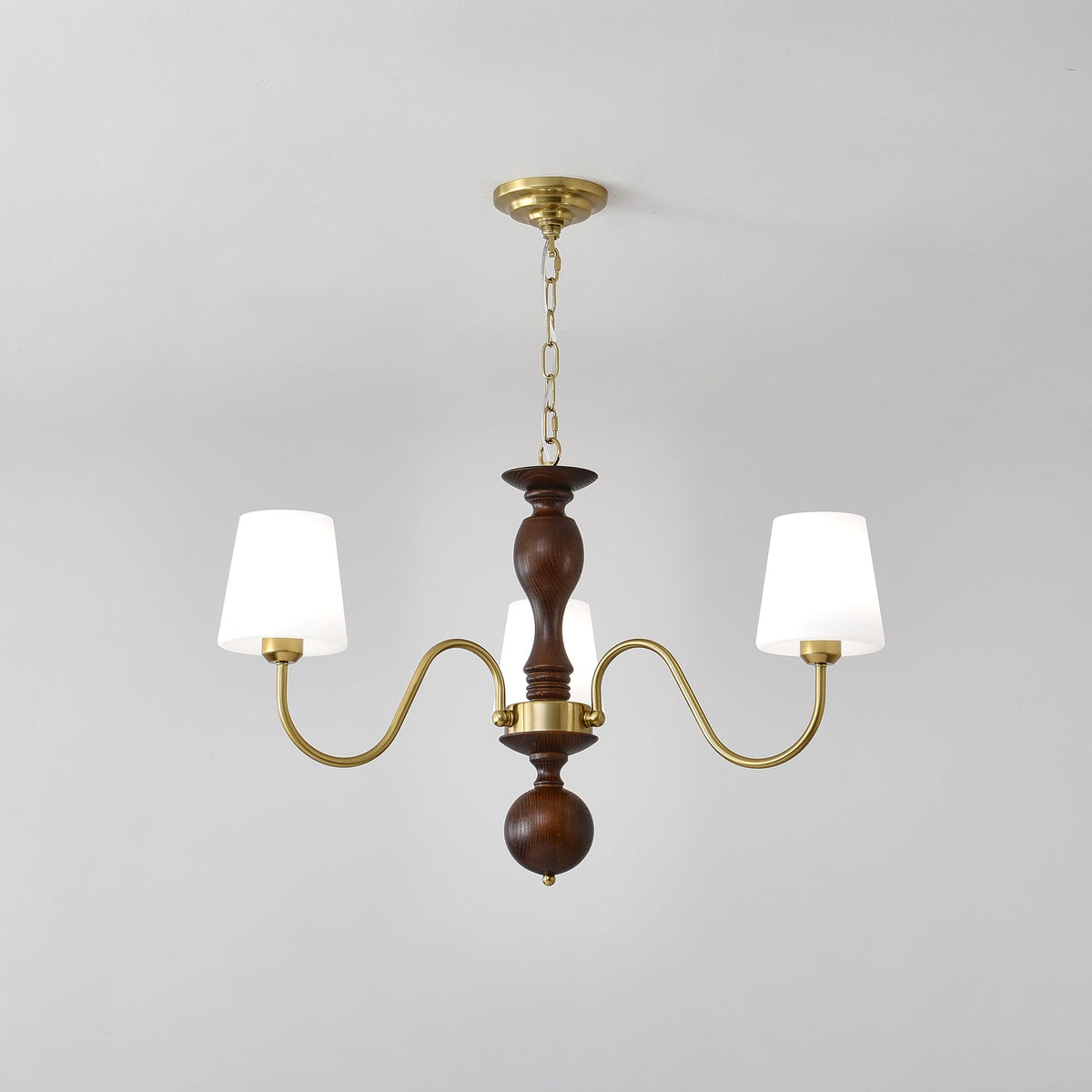Caldereth Wood Chandelier-Moonnatur