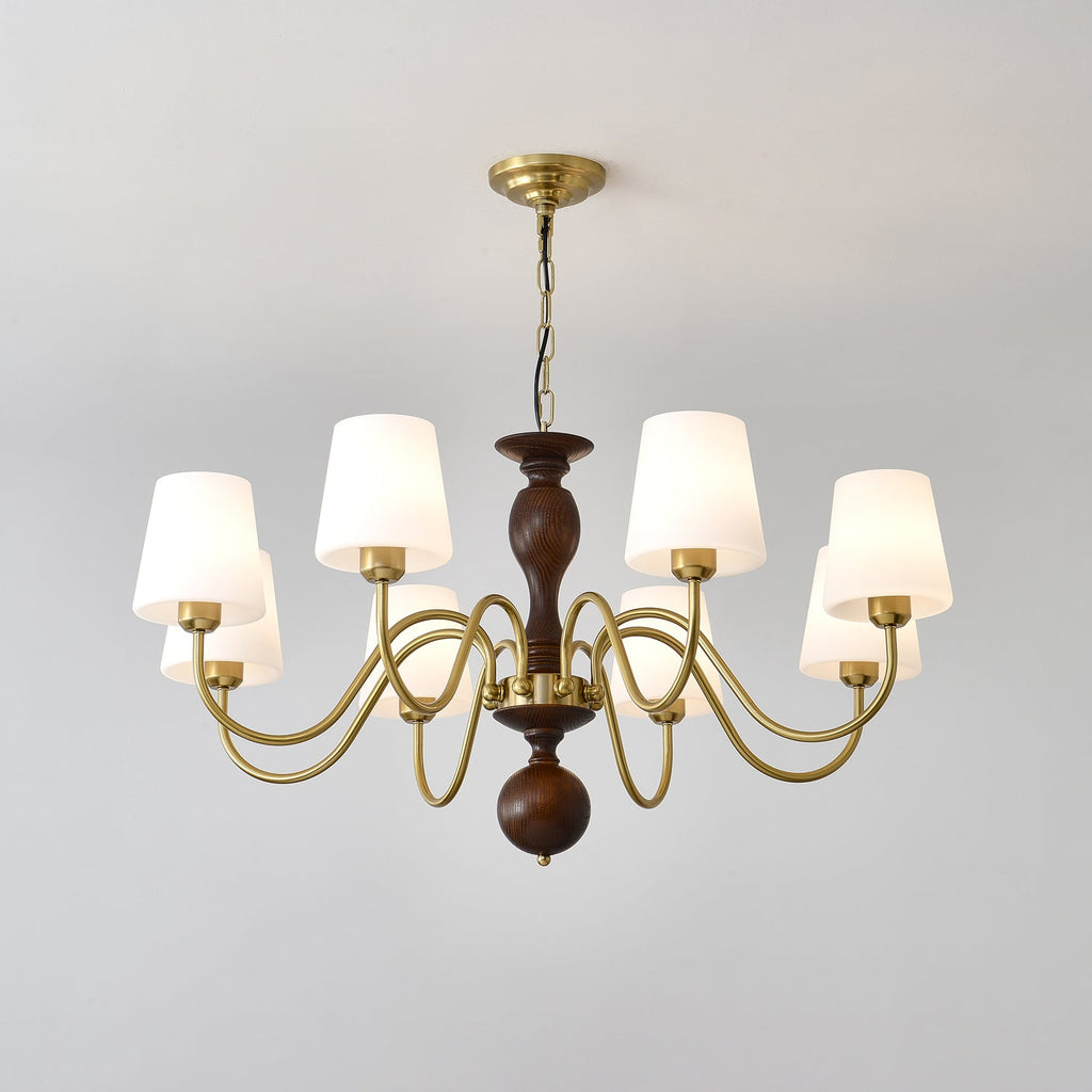 Caldereth Wood Chandelier-Moonnatur