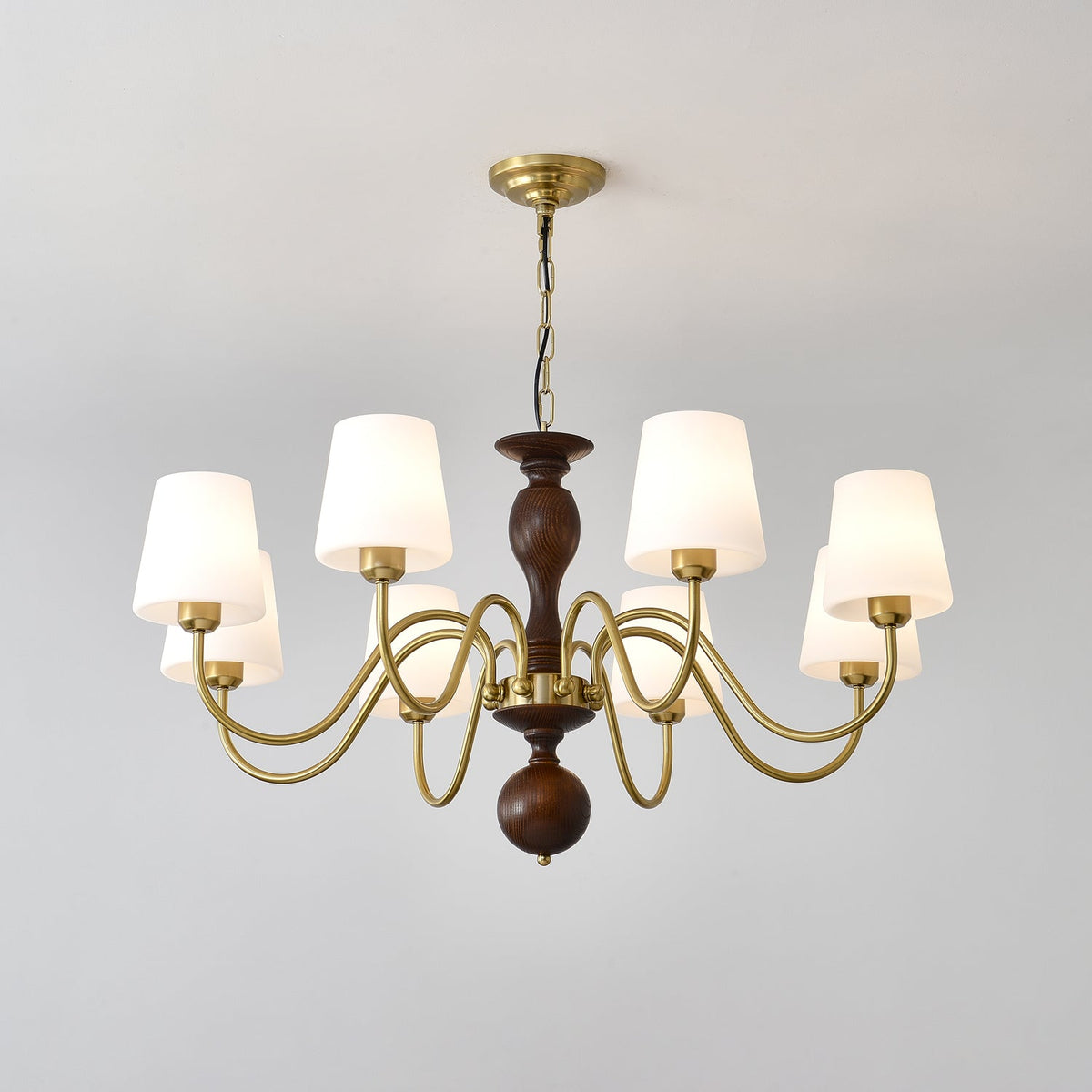 Caldereth Wood Chandelier-Moonnatur