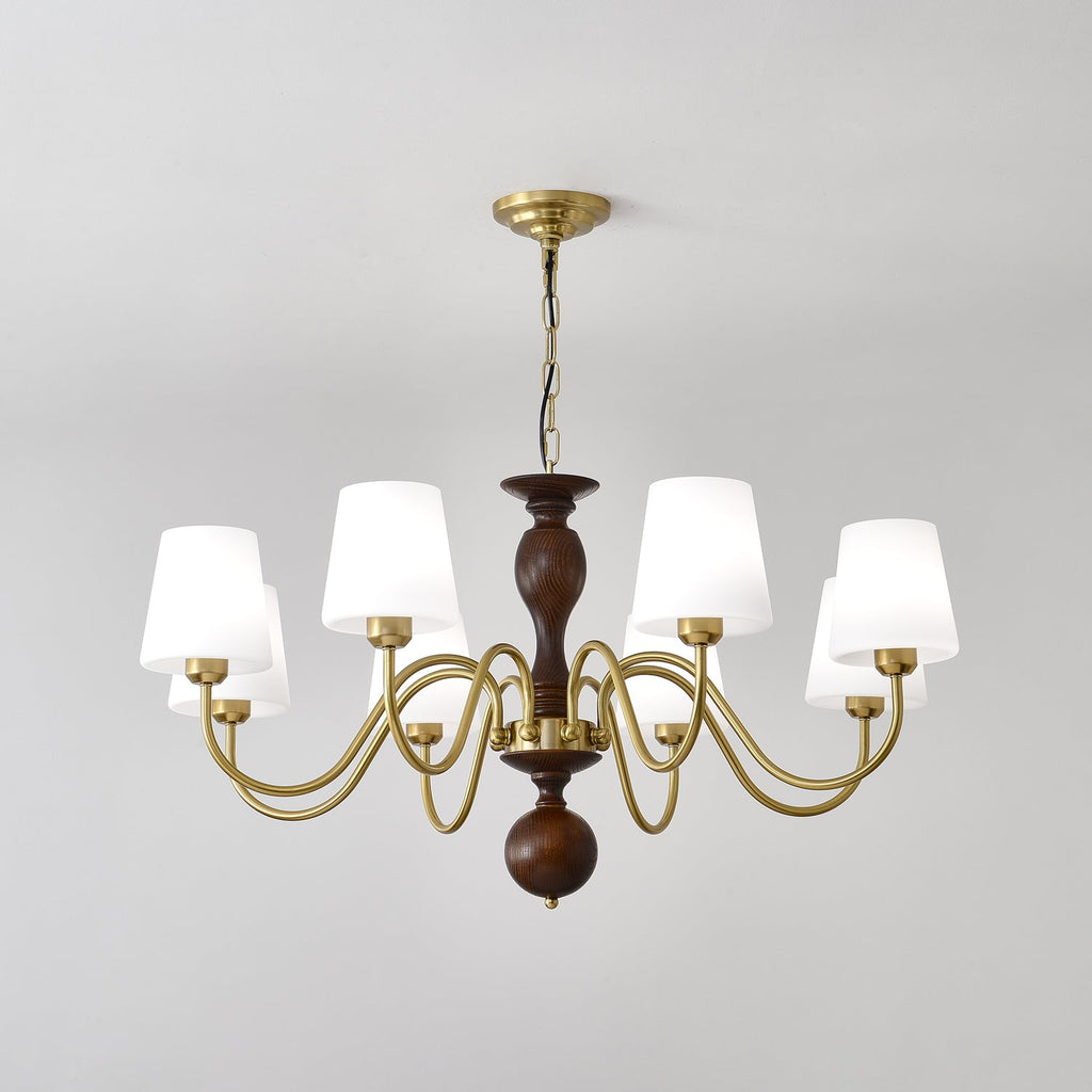 Caldereth Wood Chandelier-Moonnatur