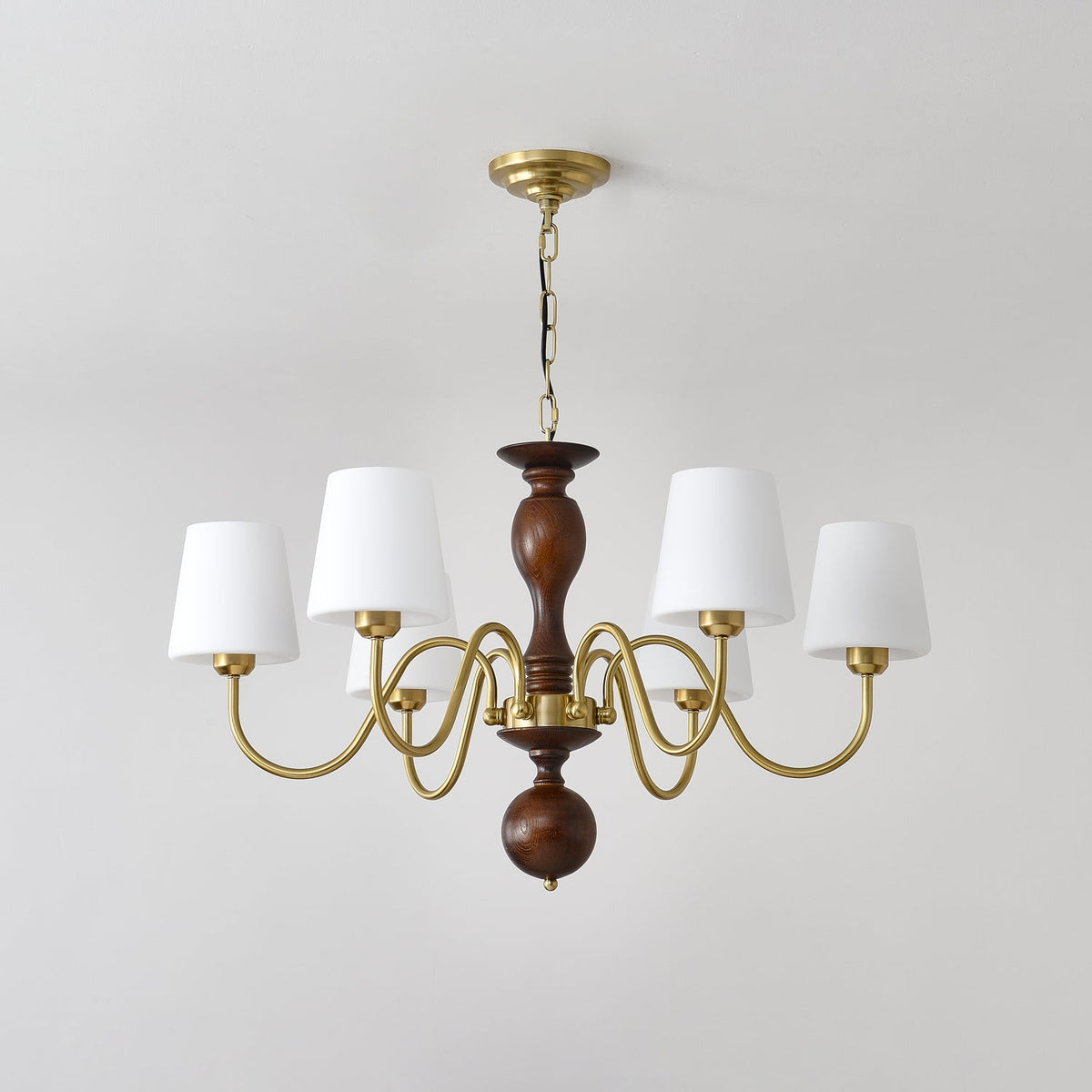 Caldereth Wood Chandelier-Moonnatur