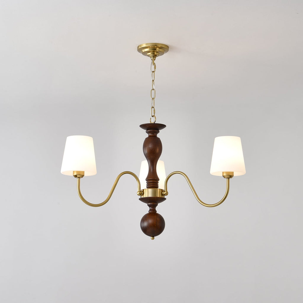 Caldereth Wood Chandelier-Moonnatur