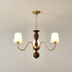 Caldereth Wood Chandelier-Moonnatur