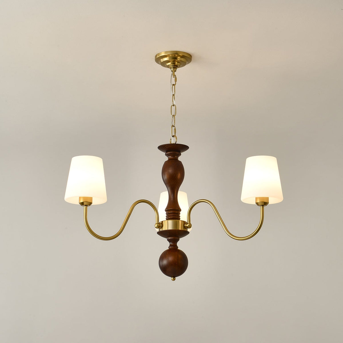 Caldereth Wood Chandelier-Moonnatur