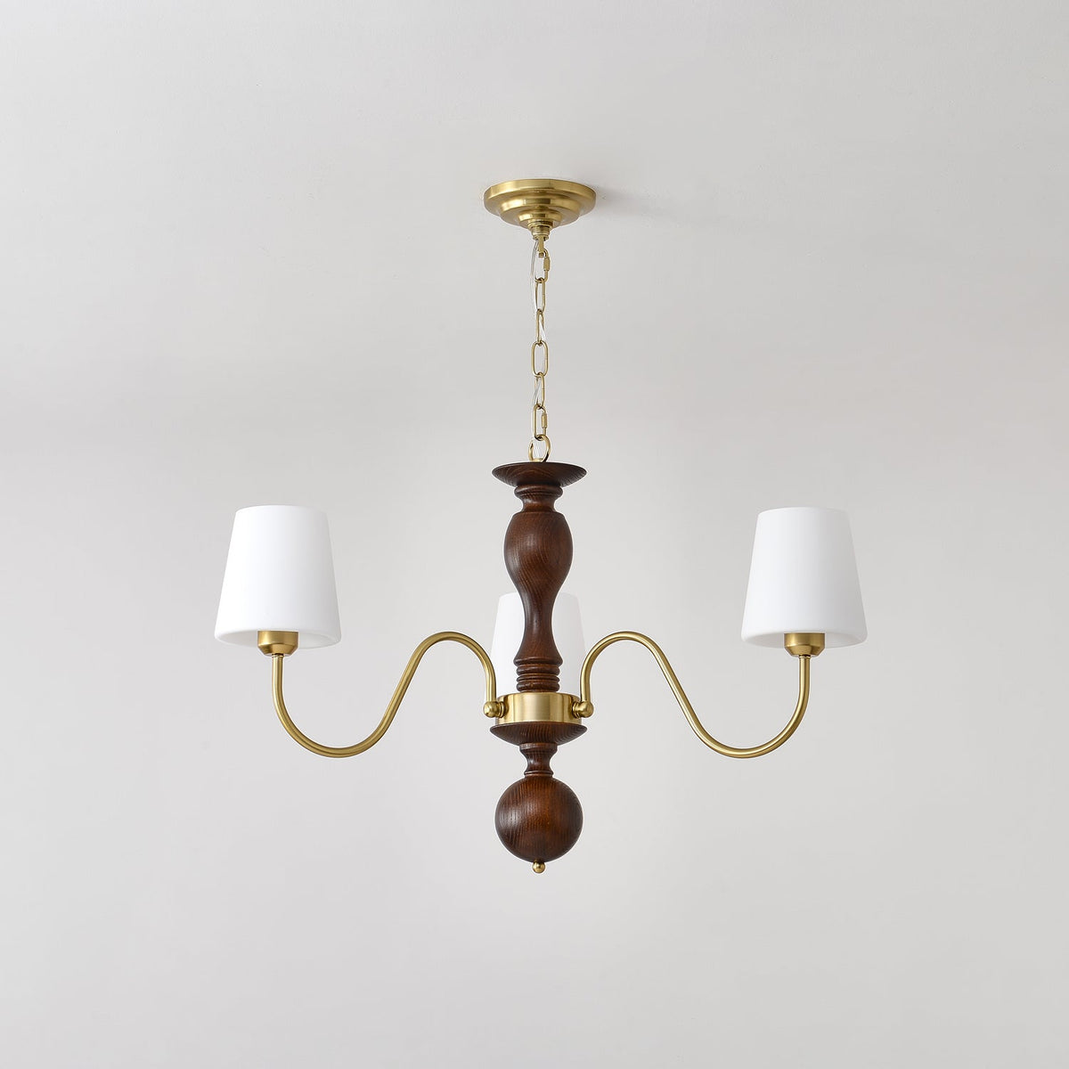 Caldereth Wood Chandelier-Moonnatur