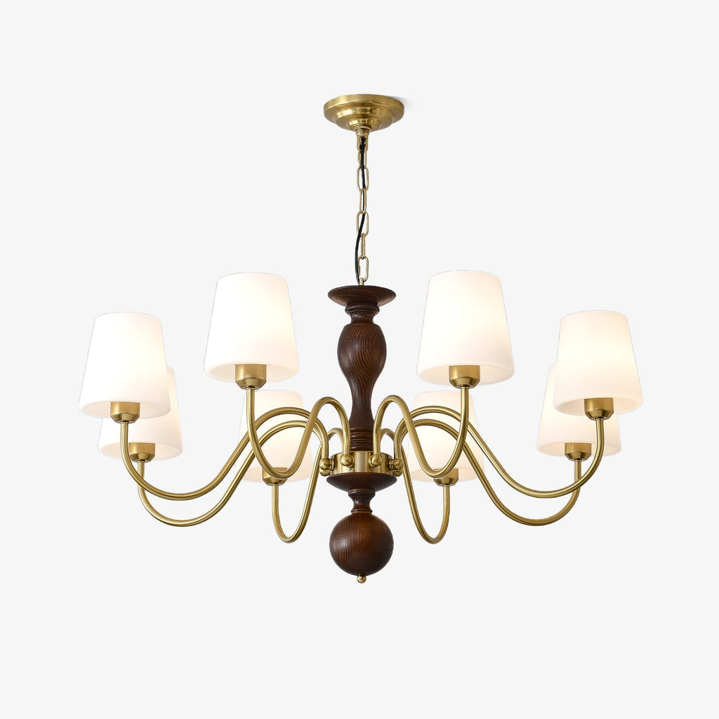 Caldereth Wood Chandelier-Moonnatur