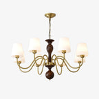 Caldereth Wood Chandelier-Moonnatur