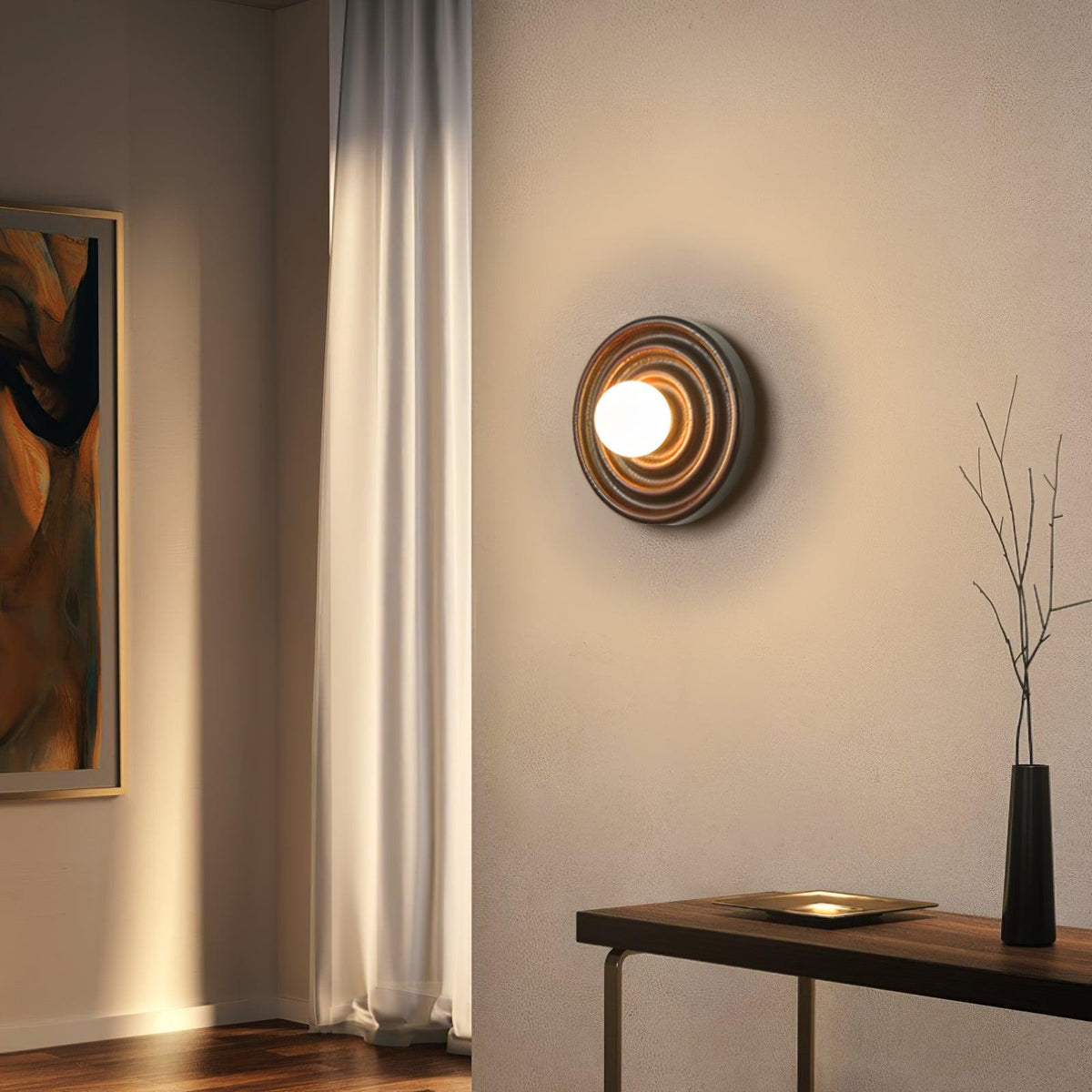 Savenevia Ash Wood Wall Light-Moonnatur