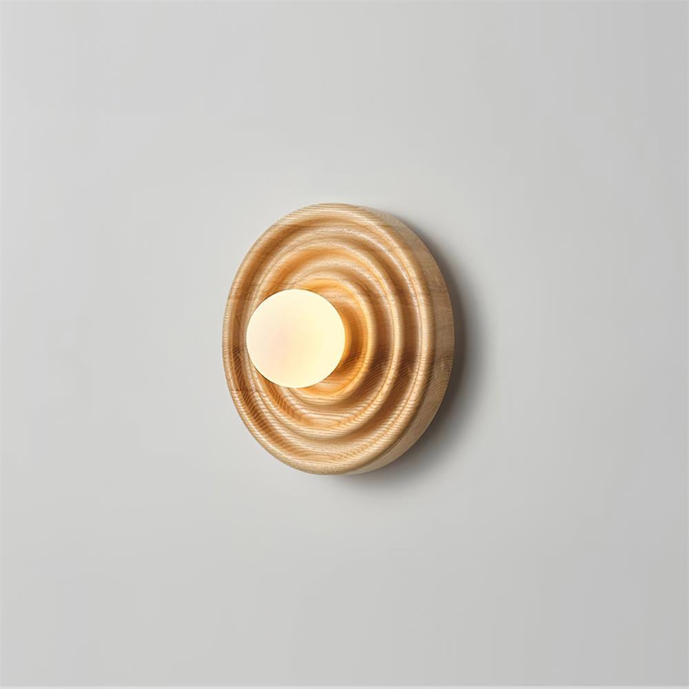 Savenevia Ash Wood Wall Light-Moonnatur