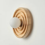 Savenevia Ash Wood Wall Light-Moonnatur
