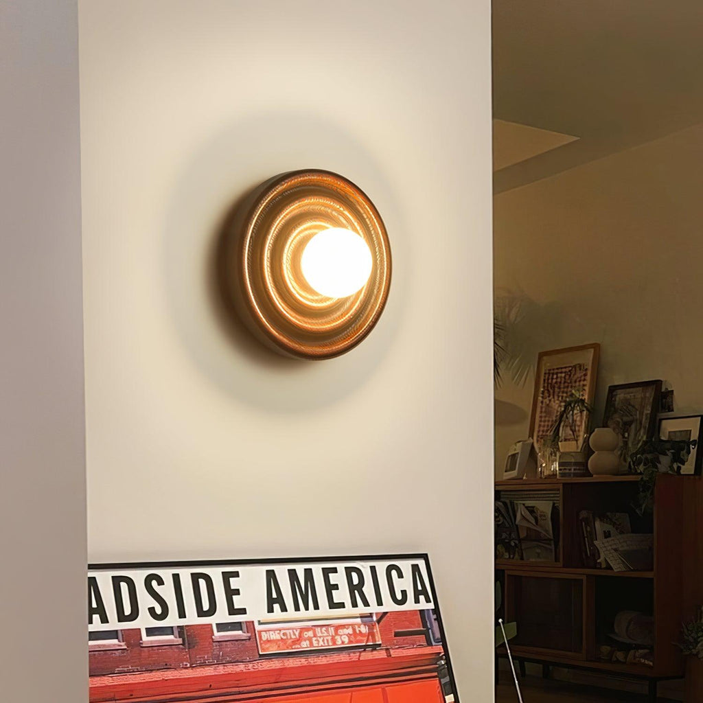 Savenevia Ash Wood Wall Light-Moonnatur