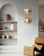 Savenevia Ash Wood Wall Light-Moonnatur