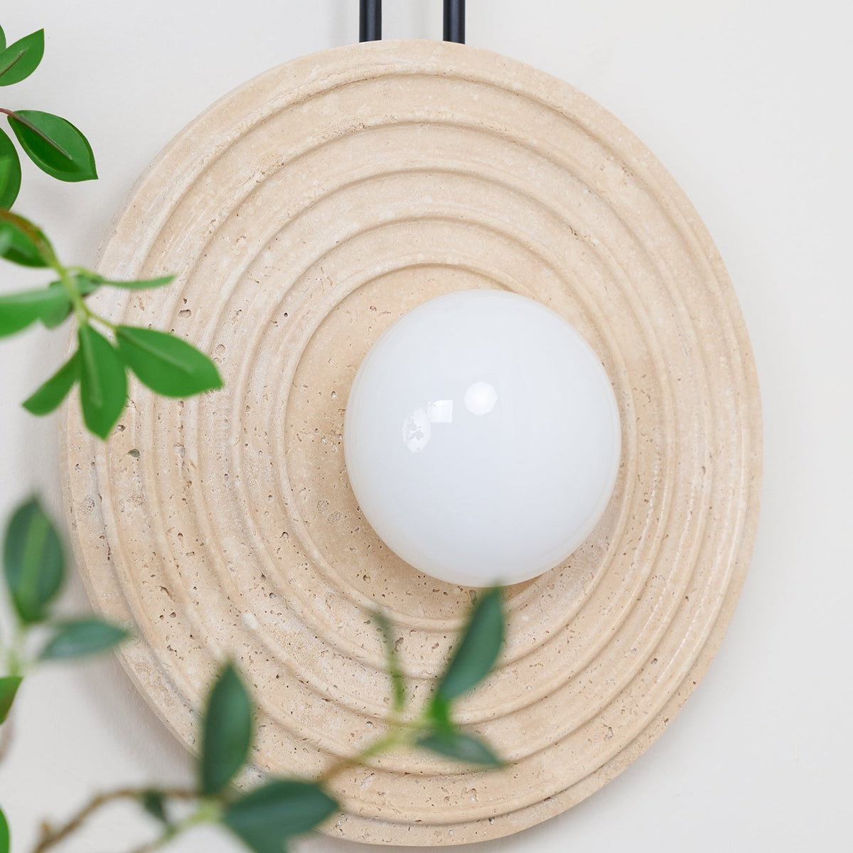 Edrenoria Travertine Wall Light-Moonnatur