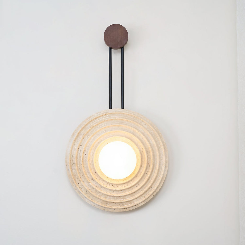 Edrenoria Travertine Wall Light-Moonnatur