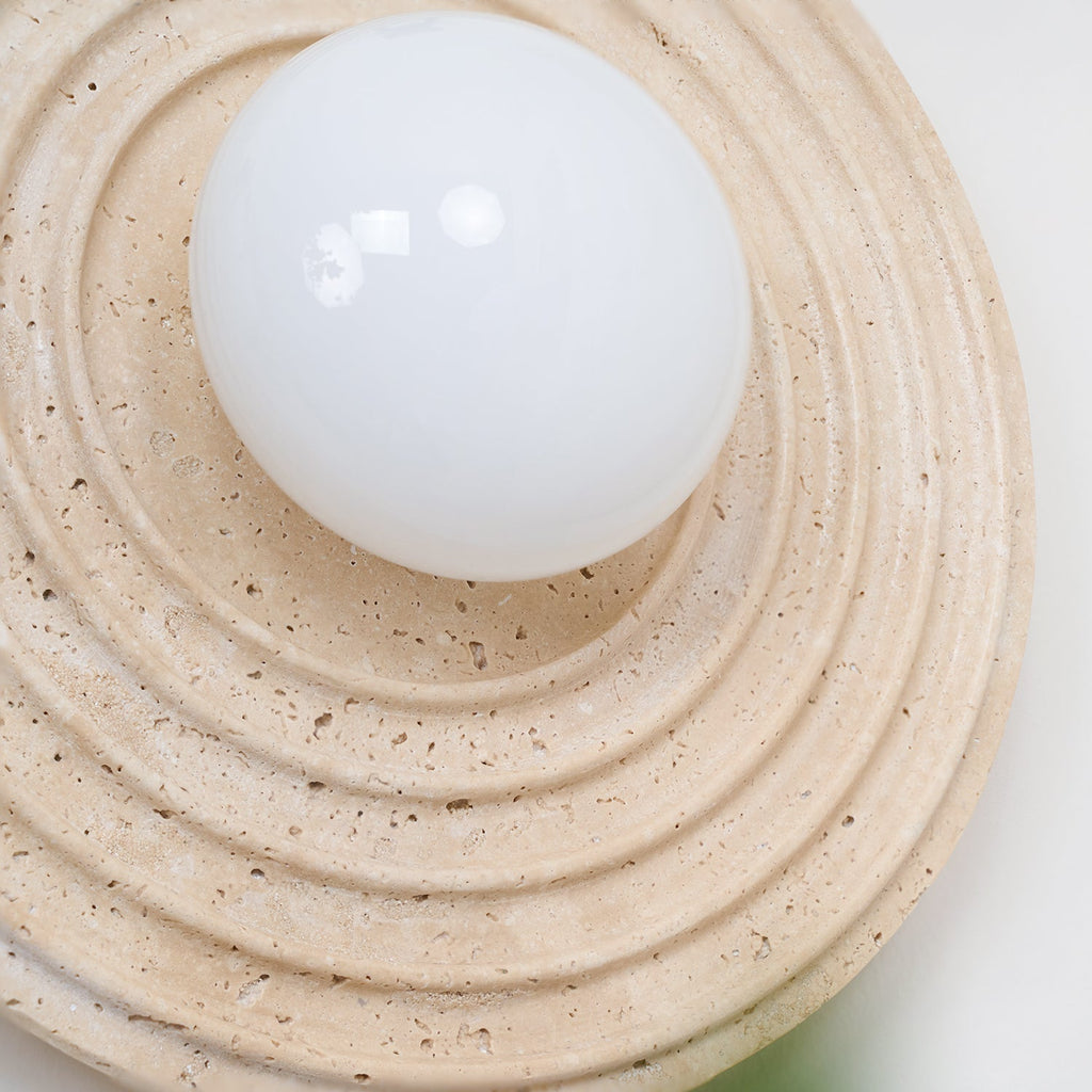 Edrenoria Travertine Wall Light-Moonnatur