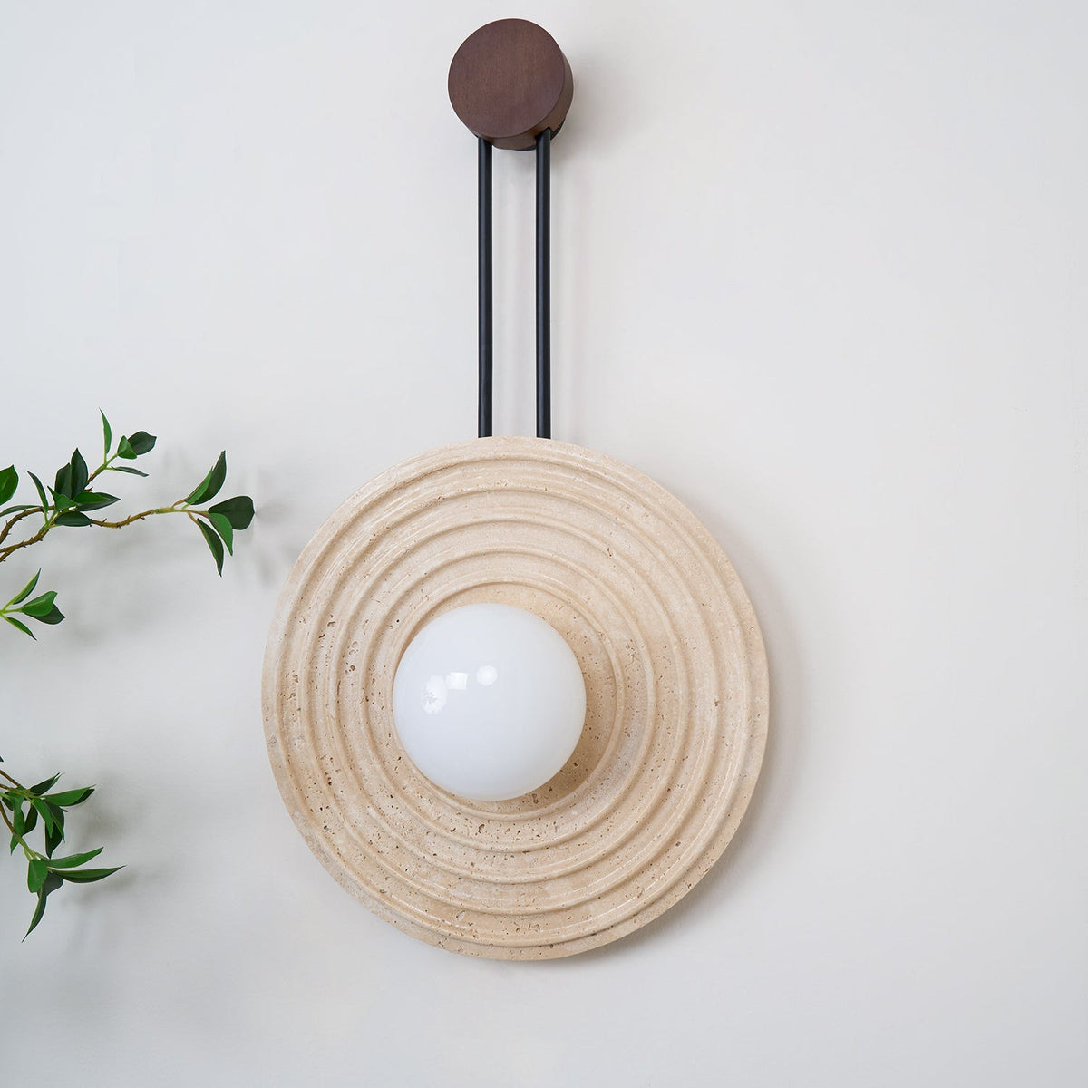 Edrenoria Travertine Wall Light-Moonnatur