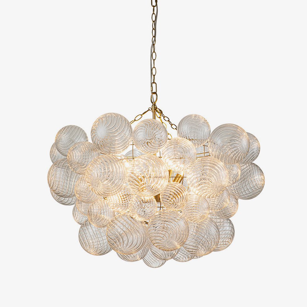 Raselle Glass Chandelier-Moonnatur